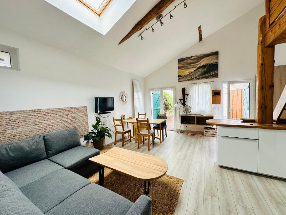 Sunny - Charmant Duplex Avec Terrasse Privative Tosse Kültér fotó